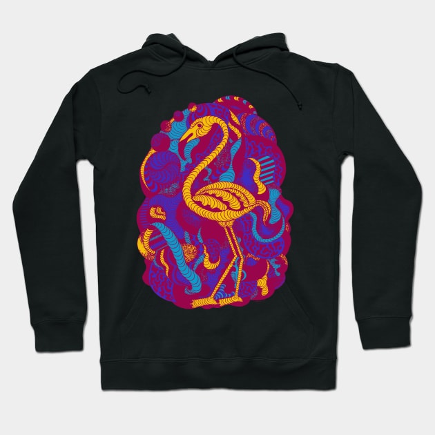 Triad Lost Flamingo Hoodie by kenallouis